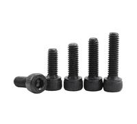 1-50pcs Hex Socket Head Cap Screw 12.9 Carbon Steel Allen Screw M2 M2.5 M3 M4 M5 M6 M8 M10 Hex Cap Screw Bolt For MTB(3mm,M2 50pcs)