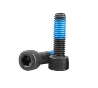 1-50pcs M2/M2.5/M3/M4/M5/M6/M8/M10/M12/M14/M16/M18/M20/M22/M24 12.9 Grade High-strength Carbon Steel Cylindrical Head Hexagon Socket Screws with Anti-slip Glue-dots, M6x90mm(10pcs)