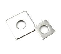 1-50pcs M3 M4 M5 M6 M8 M10 M12 M14 M16 M20 304 Stainless Steel Square Flat Washer - Rectangular Curtain Wall Washers(M12x30x2mm 2pcs)