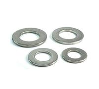 1/50pcs Plain Washers, Metal Washers, 304 Stainless Steel Washers, Plain Washers for M1.6 M2 M2.5 M3 M4 M5 M5 M6 M8 M10 M12 M16 M20 M24 Screw Bolts(M27 1pcs)