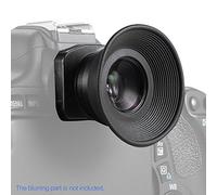 1.51X Magnification Viewfinder Magnifier,Eyepiece,Eyecup,Short Sighted Viewfinder Helper for DSLR Cameras,Optical Glass,Includes 2 Eyepatches,Ideal for Sighted Users with