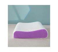 (1, 52x35cm) Pectin Pillow Breathable Air Layer TPE Pillow Washable with Water, Zero Pressure Cervical Neck Pillow