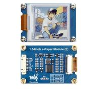 1.54 Inch E-Paper Display E6 Full Colour 240 x 240 SPI for Arduino | 1.54 inch E6 colour Epaper 240 x 240 SPI, no backlight, low power, content remains after power failure, 3.3/5V