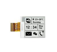1.54inch E-Ink Raw Display Panel Compatible with Raspberry Pi 200x200 Resolution with Embedded Controller Communicating Via SPI Interface Supports Partial Refresh