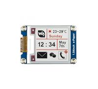1.54inch E-Paper E-Ink Display Module (B) Compatible with Raspberry Pi 200x200 Resolution Three-color with Embedded Controller Communicating Via SPI Interface Supports Partial Refresh