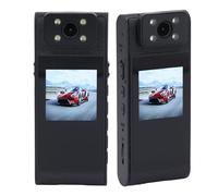 1.55” Screen Body Camera with Audio and Video Recording, HD 2K Body Worn Camcorder with 180° Rotatable Lens, Wearable Back Clip Video Recorder