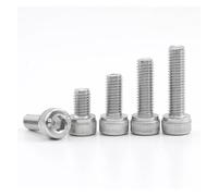 1-55pcs Hexagon Hex Socket Head Cap Screw M1.6 M2 M2.5 M3 M4 M5 M6 M8 M10 M12 Stainless Steel Screw(3mm,M1.6 55pcs)