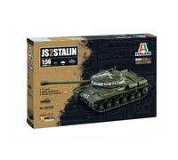 Italeri 25764 1:56 JS-2 Stalin Model Building Kit, Standing Model Building, Crafts, Hobby, Gluing, Plastic Kit, Detailed Military Kit, Tank 1:56