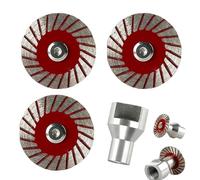 1.57" Diamond Saw Blades Set, Multi-Functional Professional Mini Diamond Cutting Blade Set, 40mm Mini Diamond Blade for Grinder, Precision Stone Cutting Made Easy for Granite, Marble, Sandstone (3pc)