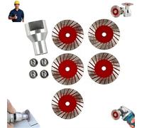1.57" Diamond Saw Blades Set,Precision Stone Cutting Made Easy,2026 New 40mm Multi-Functional Professional Mini Diamond Cutting Blade Set,Dry CuttingTool with 5/8"-11 Adapter for Granite,Sandstone