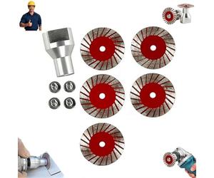 1.57" Diamond Saw Blades Set,Precision Stone Cutting Made Easy,2026 New 40mm Multi-Functional Professional Mini Diamond Cutting Blade Set,Dry CuttingTool with 5/8"-11 Adapter for Granite,Sandstone