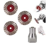 1.57" Diamond Saw Blades Set Precision Stone Cutting Made Easy, 40mm Diamond Turbo Mini Engraving Saw Blades, Corrugated Mini Cutting Discs for Marble Granite Ceramic (3Pcs)