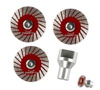 1.57" Diamond Saw Blades Set Precision Stone Cutting Made Easy, 40mm Mini Circular Cutting Discs for Rotary Tools, Wet and Dry Grinding Wheel, Heavy Duty DIY Carving Accessories (3pc)
