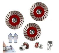 1.57" Diamond Saw Blades Set, Precision Stone Cutting Made Easy, Mini Diamond Cutting Blade, 40mm Diamonds Saw Blades, For Granite, Marble, Sandstone, For Grinder (3PC)