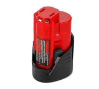 1.5AH 2.0AH 2.5AH 3.0AH M12 Replacement 12V Battery Compatible with 12V Battery Lithium Ion 2407-20 2462-20 3401-20 FPTR - 0B0 FIW38-0 12V Tools 1.5AH