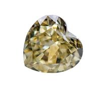 1-5Ct Heart Shape Crushed Ice Cut Cubic Zirconia Loose Gem For Fashion Pendant And Earring Jewelry Making