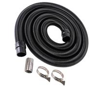 1.5in Flexible Drain Hose 28ft Extendable Permanent Waste Effluent PVC Construction Efficient Installation Sani Scam Augmenter Compatible Drain Hose
