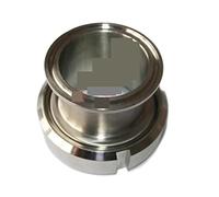 1.5inch(38mm) OD50.5 Tri Clamp Style Process View Sight Glass (Color : 57mm)
