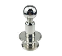 1.5inch Tri Clamp x 1.5inch Tri Clamp Rotating Spray Ball, SS304 Stainless Steel Rotary Cleaning Ball 1pc(50.5x50.5mm)