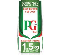 1.5KG CATERING PACK PG TIPS BLACK LOOSE LEAF TEA ORIGINAL NEW UK STOCK AUG 2026
