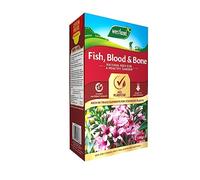 1.5kg Fish, Blood & Bone Natural Fertiliser - Natural All Purpose Fertiliser Ready to Use, Ideal for fast growing flowers, fruits and vegetables.