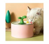 1.5L Automatic Cat Water Fountain with Quiet Pump Electric Ceramic Pet Water Dispenser for Cats Kitty Dogs Multiple Pets(Rose)