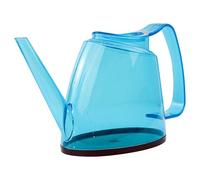 1.5L Blue Transparent Plastic Watering Can Long Spout Wide Mouth