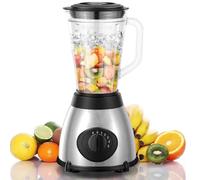 1.5L Glass Jug Blender Food Processor Smoothie Maker Juicer Grinder