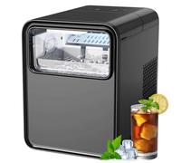 1.5L Ice Maker Machine Counter Top for Home,Countertop Nugget Ice Maker, 12kg/24H, Ice Ready in 6 Mins,2 Bullet Ice Sizes, Self-cleaning Portable Small Clear Ice Cube Maker Ideal for Home/Kitchen