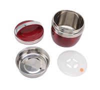 1.5L Insulated Food Jar, Vacuum Lunch Box Stainless Steel Insulated Food Container Portable Bento Barrel Insulated Food Storage Barrel(Red)