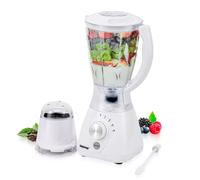1.5L Jug Blender Smoothie Maker Mixer Blender Juicer Coffee Spice Grinder- WHITE