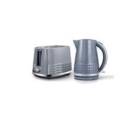 1.5L Kettle & 2 Slice Toaster Twin Pack Tower Grey One Size