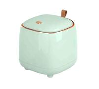 1.5L Mini desk waste bin with press lid,Indoor Portable Countertop small Plastic trash can for car kitchen bathroom Bedroom office Dressing Table,desktop Waterproof rubbish bin, with 30 trash bags