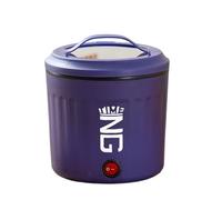 1.5L Mini Electric Hot Pot, Multi-Functional Non-Stick Cooker with Visible Lid, One-Key Switch for Noodles, Soup, Hotpot, Ideal for Small Gatherings & Travel (White)