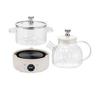 1.5L Multifunctional Health Pot Thickened Glass Chinese Multifunctional Electric Kettle Soup Porridge Pot Water Boiling High Temperature Resistant Smart