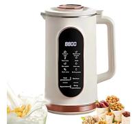 1.5L Nut Milk Maker, Soy Milk Maker with 10-Blade, 12H Timer & Keep Warm, Stainless Steel Liner, Smart Display for Soybean, Almond, Vegan Milk