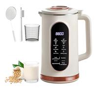 1.5L Nut Milk Maker, Soy Milk Maker, with 10-Leaf Blades, Smart Display, 12H Timer & Keep Warm, Automatic Plant Milk Maker for Soy, Almond & Vegan Milks