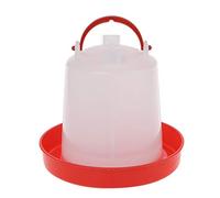 1.5L Portable Chicken Feeder & Waterer with Carry Handle, Leak-Proof Design for Baby Chicks, Poultry, Ducks - Ideal for Backyard Farms, Pet Chickens, Small