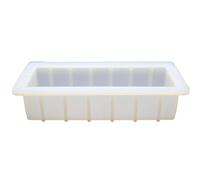 1.5L Rectangular Loaf Soap Silicone Mold with Acrylic Partition Board Handmade Soap Making Tool