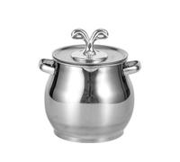 1.5L Stainless Steel Pot, Lard Strainer Cooking Oil Keeper, Oil Filter Storage Container Kitchen
