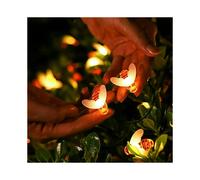 (1.5M 10LEDs Battery Powered) 1.5M-12M Solar Battery Powered LED Sting Fairy Lights Garden Decor Cute Honey Bee