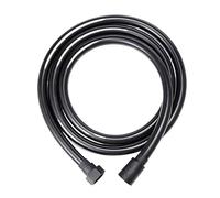 1.5M/2M/3M PVC Handheld Shower Head Hose Flexible Anti Winding Explosion-Proof Bathroom Shower Hose Replacement Shower Tube(Black,2M)