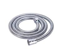 1.5m / 2m Black/Silver Shower Hose Pipes, Stainless Steel Hose Pipes, Bathroom Supplies, Shower Accessories, Fixtures(Sliver,1.5m)