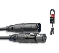 1,5M/5F DMX CABLE XLRf-XLRm 3P