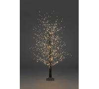 1.5m/5ft Black Micro Dot Christmas Tree with 900 classic warm white static leds White
