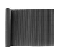 (1.5m*5m) Dark Grey PVC Fence Screen Bamboo Mat Border Panel Garden Wall Privacy Protect