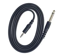 1.5m 6.35mm /6.5mm Mono to 3.5 Audio Cable for Amplifier Mixer Electric Guitar