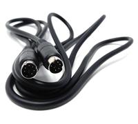 1.5m 6 Pin Mini-Din Audio Video Cable Lead Compatible with PA Systems, Amplifiers, Music Instruments, Data Communication, Radio Programming, Ham Radio, Computer Interfaces 5ft