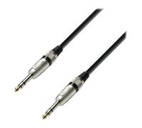 1.5m Adam Hall Audio Cable 6.3mm Male Stereo Jack to 6.3mm Male Stereo Jack