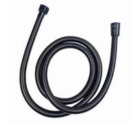 1.5M Black PVC Flexible Shower Hose Long Bathroom Shower Water Hose Extension Plumbing Pipe Pulling Tube Bath Accessories